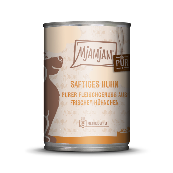 Mjamjam Hund Saftiges Huhn pur - 3